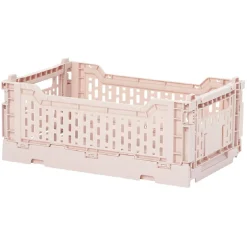 Rangement|Gifi Casier pliant plastique rose 4 L