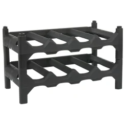 Casier pour 8 bouteilles noir^Gifi Clearance