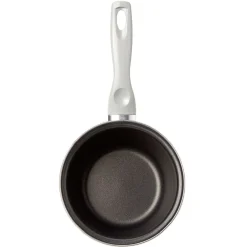 Casserole acier émaillé noir et blanc Ø 16 cm^Gifi Outlet