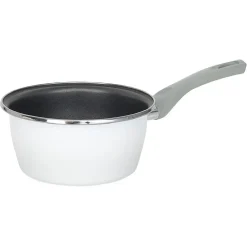 Casserole acier émaillé noir et blanc Ø 18 cm^Gifi Online