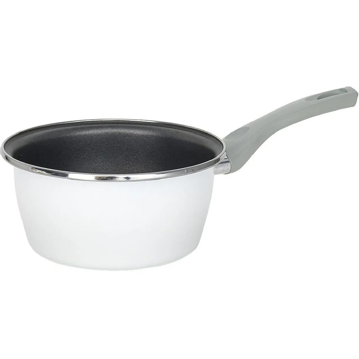 Casserole acier émaillé noir et blanc Ø 18 cm^Gifi Online
