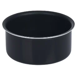 Casserole aluminium noir x3 avec poignée amovible x1^Gifi Outlet