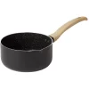 Casserole antiadhérente poignée soft touch beige et noir Ø18cm^Gifi Clearance