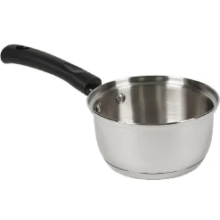 Casserole inox avec poignée bakélite noir ø 18 cm^Gifi Online