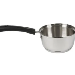 Casserole inox avec poignée bakélite noir ø 18 cm^Gifi Online