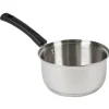Casserole inox avec poignée bakélite noir ø 14 cm^Gifi Discount