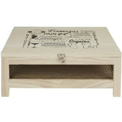 Cave à fromage bois avec plateau amovible^Gifi