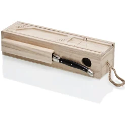 Cave à saucisson bois et couteau^Gifi Online