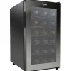 Cave à vin de service 18 bouteilles noir^Gifi Hot