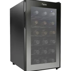 Cave à vin de service 18 bouteilles noir^Gifi Hot
