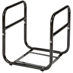 Sale Gifi Chariot avec panier à bûches en métal noir