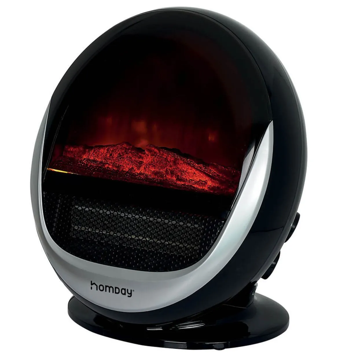 Sale Gifi Chauffage céramique cheminée décorative forme oeuf 1 500W