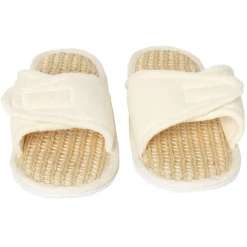 Discount Gifi Chaussons en lin pour spa