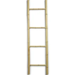 Best Gifi Échelle porte-serviette 40x150cm bambou naturel