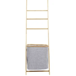 Discount Gifi Échelle porte-serviettes avec panier à linge