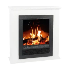 Hot Gifi Cheminée décorative métal noir