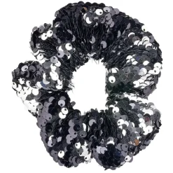 Outlet Gifi Chouchou à sequins noir et argenté