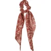 Gifi Chouchou effet foulard bandana terracotta