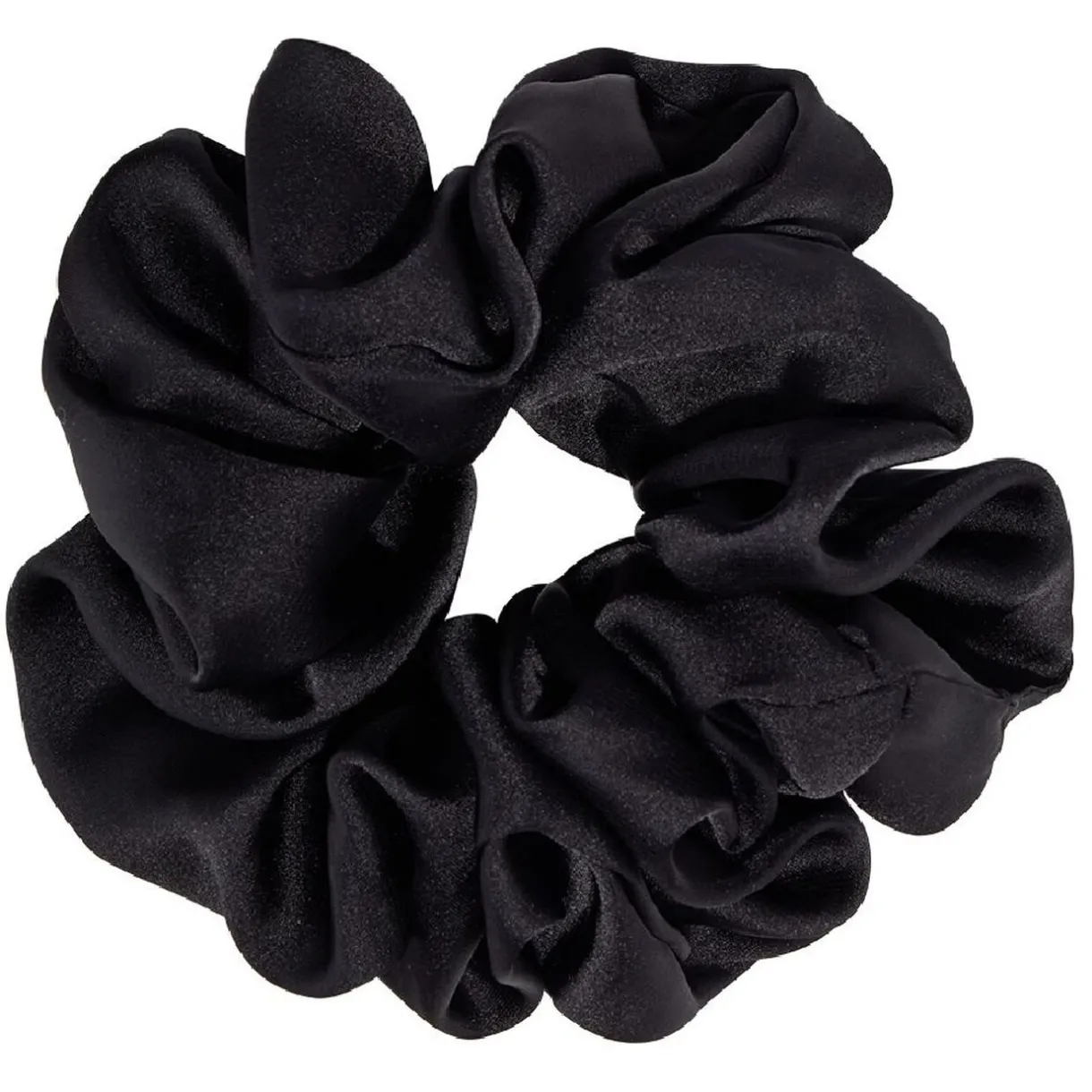 Best Gifi Chouchou effet satiné noir Ø10cm