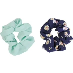 Gifi Chouchou en mousseline bleu x 2