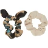 Sale Gifi Chouchou noeud beige et motif léopard x 2