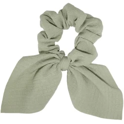 New Gifi Chouchou ruban court vieux vert effet quadrillé Ø8xL17cm