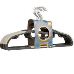 Rangement|Gifi Cintre antidérapant gris bleu x10