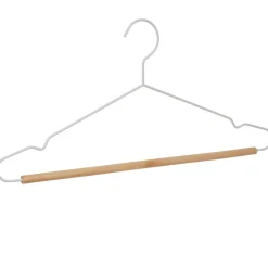 Rangement|Gifi Cintre blanc et bois x 3