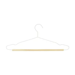 Rangement|Gifi Cintre en métal blanc et bois x3