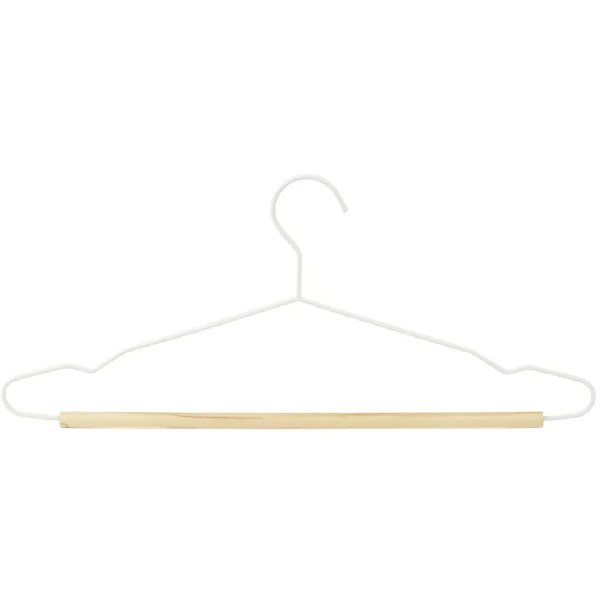 Rangement|Gifi Cintre en métal blanc et bois x3