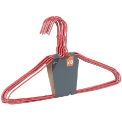 Rangement|Gifi Cintre en métal rouge x10