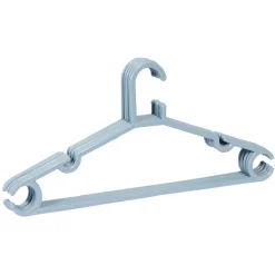 Rangement|Gifi Cintre en plastique bleu x5 - L38,5xH17cm