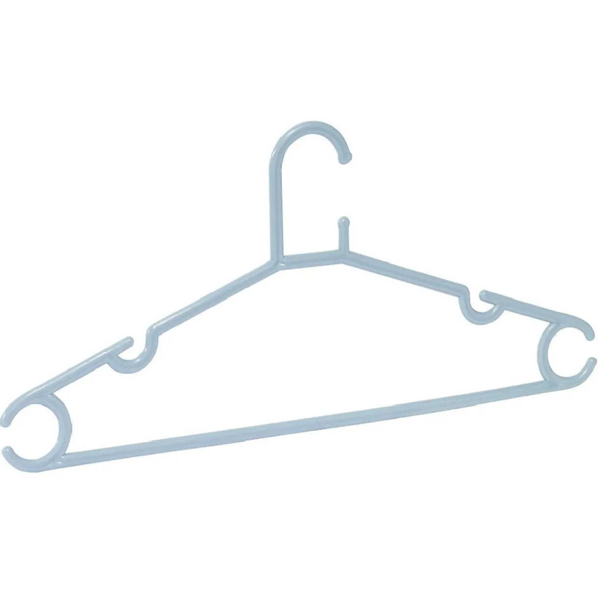 Rangement|Gifi Cintre en plastique bleu x5 - L38,5xH17cm