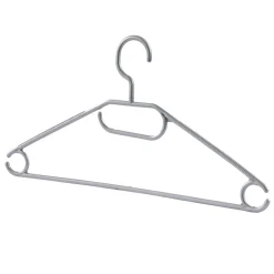 Rangement|Gifi Cintre en plastique gris aspect métal x10