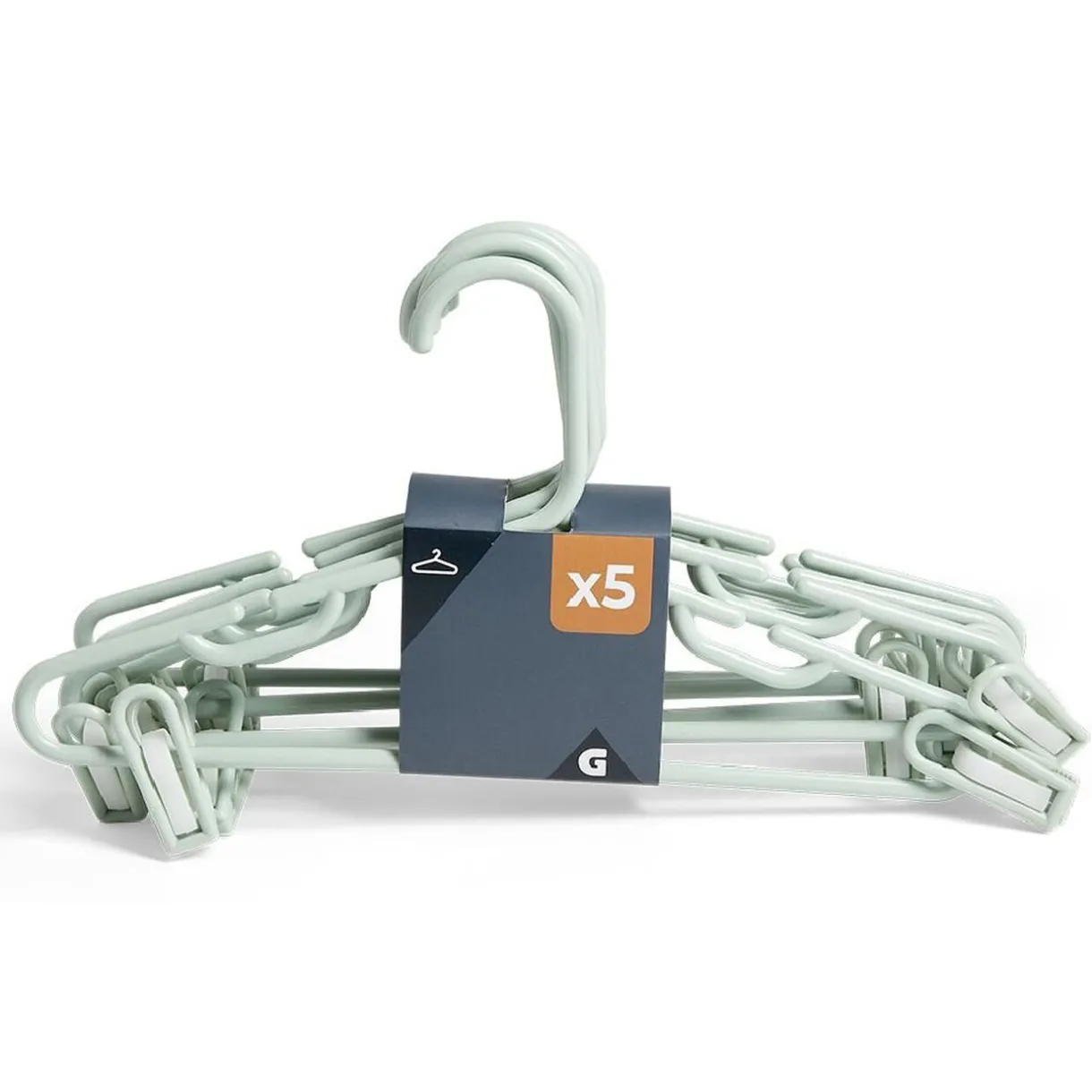 Rangement|Gifi Cintre enfant à pinces plastique blanc x5