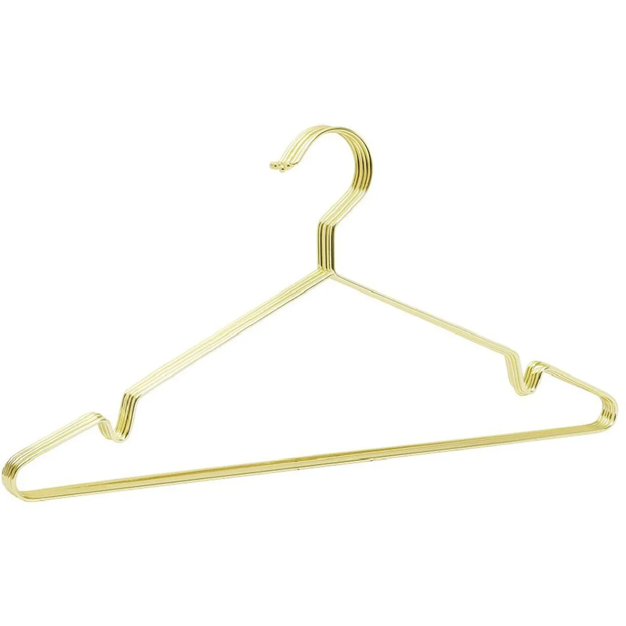 Rangement|Gifi Cintre métal jaune doré x5