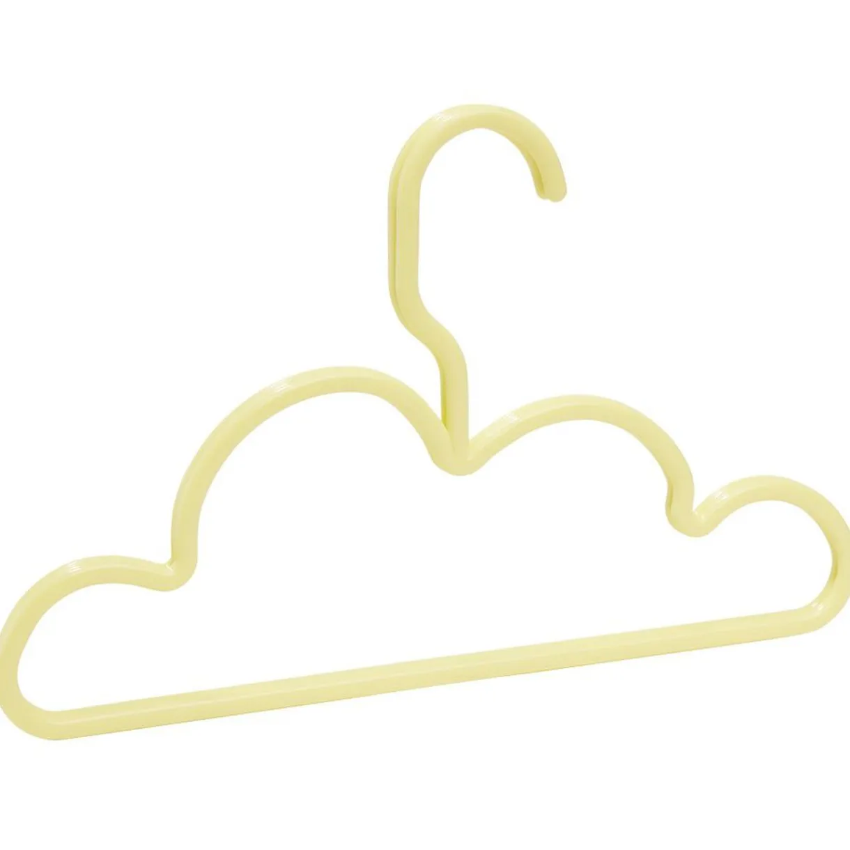 Rangement|Gifi Cintre nuage enfant jaune moutarde x2