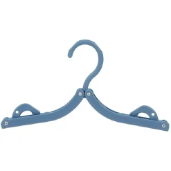 Rangement|Gifi Cintre pliable bleu blanc et gris x3