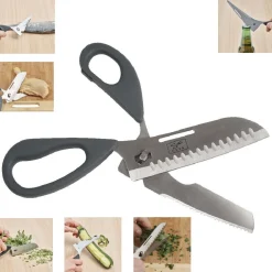 Ciseau santoku multifonctions avec étui de protection^Gifi Online