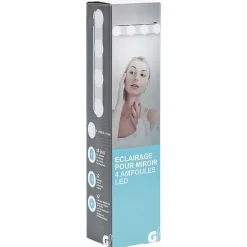 New Gifi Éclairage pour miroir 4 ampoules