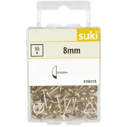 Clearance Gifi Clou tapissier 8mm x55, acier laitonné