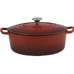 Cocotte en fonte rouge ø 32 cm^Gifi Outlet