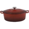 Cocotte en fonte rouge ø 28 cm^Gifi Online