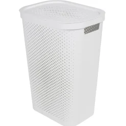 Entretien Du Linge|Gifi Coffre à linge 60L blanc