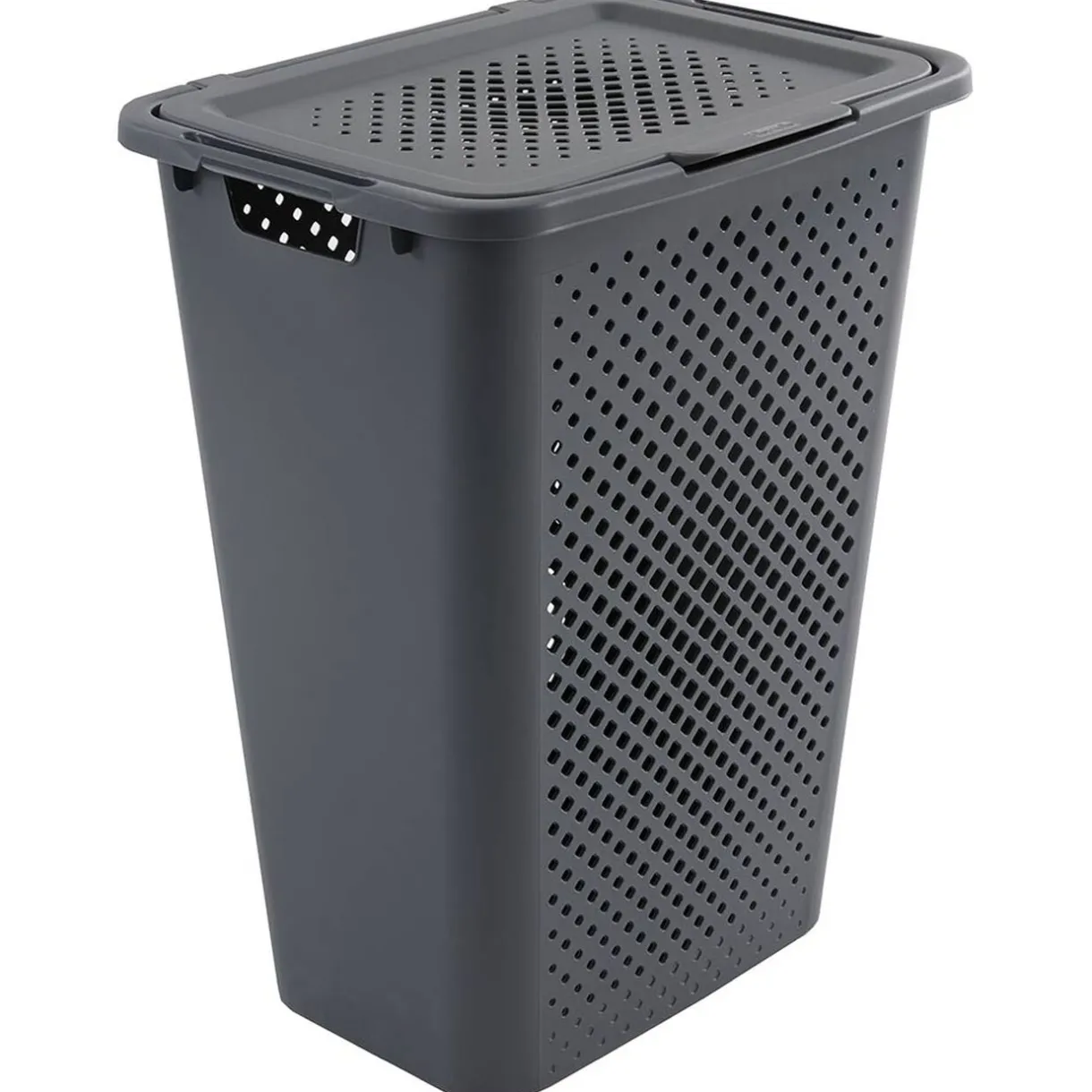 Entretien Du Linge|Gifi Coffre à linge 57L gris