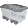Rangement|Gifi Coffre de rangement gris enfant 47,5 L