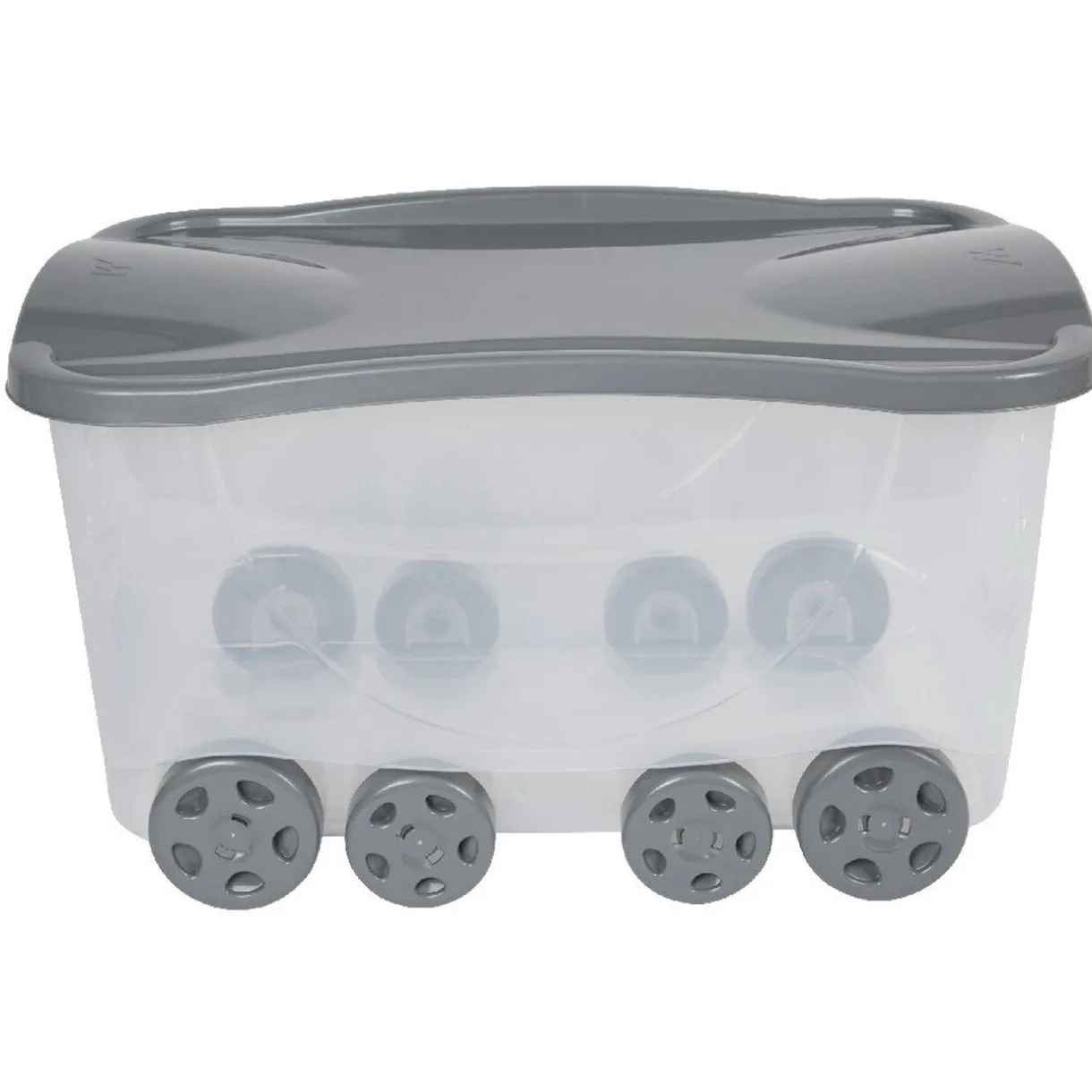 Rangement|Gifi Coffre de rangement gris enfant 47,5 L