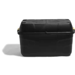 Rangement|Gifi Coffre rangement 175 L noir à roulettes