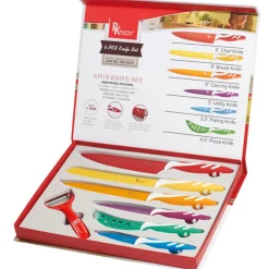 Coffret 6 couteaux et éplucheur^Gifi Sale