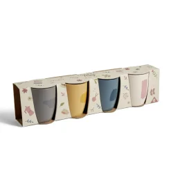 Coffret 4 mug faïence 35cl^Gifi Hot